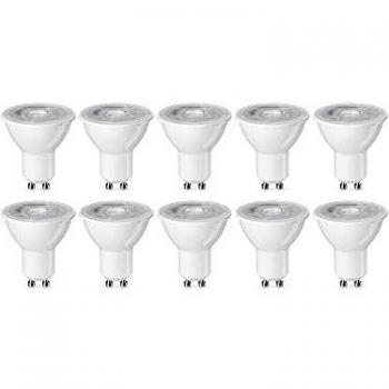 Amazon Basics Bombilla LED Foco GU10, 4.7W