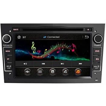 AWESAFE Radio Coche 7 Pulgadas con Pantalla Táctil 2 DIN para Opel, Opel Autoradio con Bluetooth/GPS/FM/RDS/CD DVD/USB/SD, Apoyo Mandos Volante, Mirrorlink y Aparcamiento