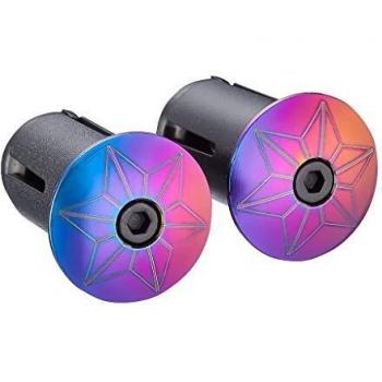 Supacaz Par tapones manillar Star Plugz, Oil Slick