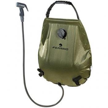 Ferrino Sunshower Deluxe Accesorios Montañismo, Alpinismo y Trekking, Adultos Unisex, Green, Talla Única