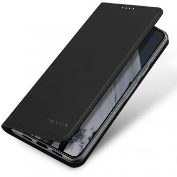 Funda cartera nevox 2299 para teléfono móvil de 17 cm (6.7) en color negro