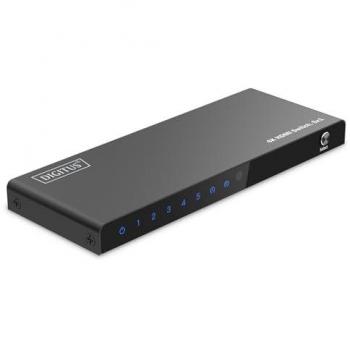 Conmutador HDMI 5x1 DIGITUS 4K/60Hz HDCP 2.3