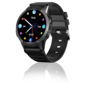 SaveFamily Slim Smartwatch 4G GPS Negro con Llamadas, Videollamada, Chat, Botón SOS, Cronómetro, Podómetro, Pantalla Táctil IPS de 1.28 pulgadas, Waterproof IP67