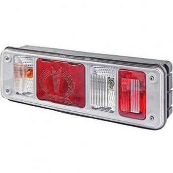 Piloto trasero HELLA 2VP 340 961-511 - Hybrid - 24V - ECE/ADR/GGVS/não SAE - Luz clara - Conector EasyConn 1 x 7/EasyConn 4