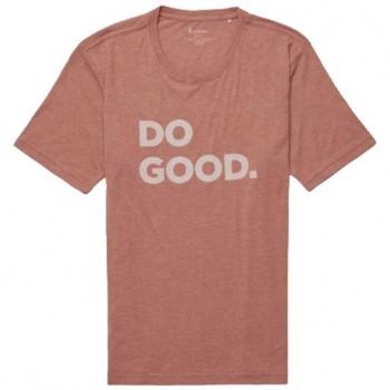Camiseta de hombre Do Good Organic Cotopaxi, manga corta, color rosa perlado, talla M