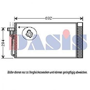 AKS Dasis 052008N Condensador, aire acondicionado