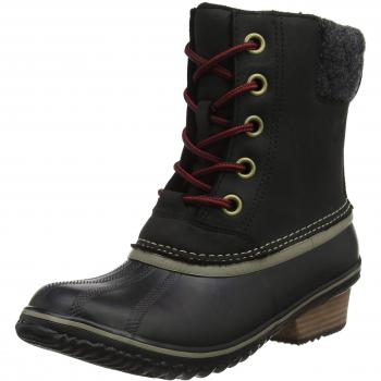 Sorel Slimpack II Lace, Botas para Mujer, Negro
