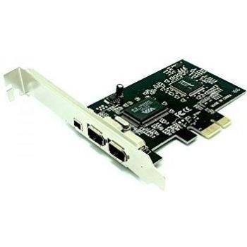 PCI-E FIREWIRE APPROX APPPCIEFW3PV3 - CHIPSET VIA VT6306 - 2 PUERTOS 6 PIN + 1 PUERTO 4 PIN - PLUG AND PLAY - SOPORTA 100/200/400MBPS