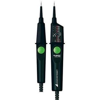Gossen Metrawatt DUSPOL Analógico 1000 - Comprobador de tensión hasta 1000V AC/DC, IP65, CAT III 1000V, con indicador LED y función de vibración