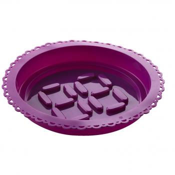E-my Molde De Pastel De Silicona Roundy Age e-Kitchen, Azul, Centimeters