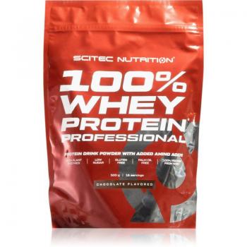 Scitec Nutrition 100% Proteína de Suero Profesional - Mejorada con Aminoácidos y Enzimas Digestivas - Sin Gluten - Sin Aceite de Palma, 500g