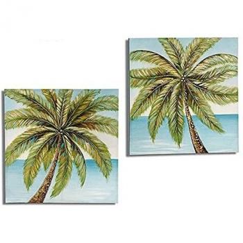 Lienzo Decorativo Palma 3 x 80 x 80 cm
