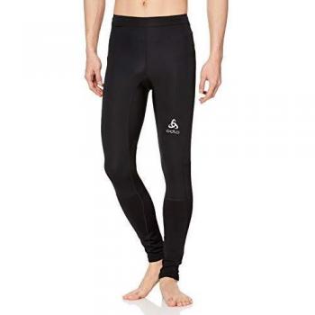 Odlo Velocity Tights Mallas para Hombre, Negro, Extra-Large