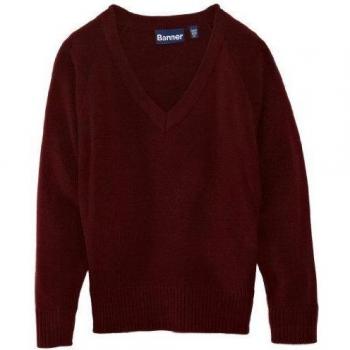 Blue Max Banner - Sudadera de Punto con Cuello de Pico para niño, Talla 46 Inches