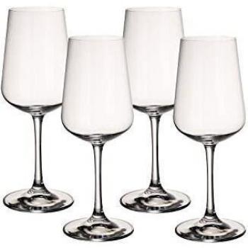 Villeroy & Boch 11-7209-8120 Copa de Vino Blanco de 380 ml, Cristal, 8 cm, 4