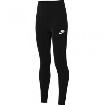 Nike Sportswear Classic Leggings de 7/8 de talle alto para mujer en color negro, Nike sportswear classic malla larga para niña en color negro (L), Mallas largas Nike en color rojo con cintura alta para niña talla 14