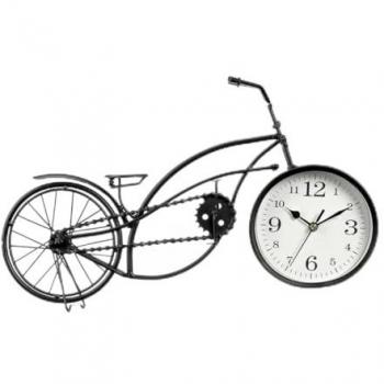 Reloj de Mesa Bicicleta Negro Metal 42 x 24 x 10 cm (4 Unidades)
