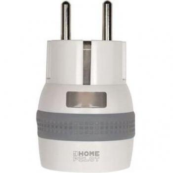 HOMEPILOT 11301001, Toma de corriente con interruptor blanco