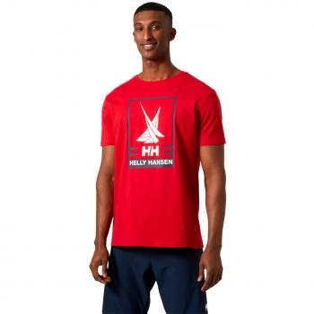 Camiseta Helly Hansen Shoreline 2.0 Roja para Hombre