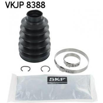Juego de fuelles para árbol de transmisión SKF VKJP 8388, incluye fuelles de goma, abrazaderas y es compatible con diversas marcas y modelos de vehículos