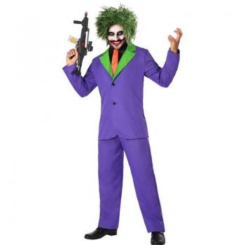 Disfraz de Payaso Morado para hombre