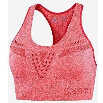 SALOMON Ove'on Bra Sujetador Deportivo, Mujer, Cayenne, L