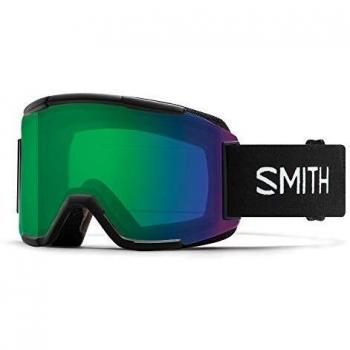 Smith Optics Squad Gafas de esquí, Unisex Adulto, Black/Lente chromapop Everyday Green Mirror, Medium FIT