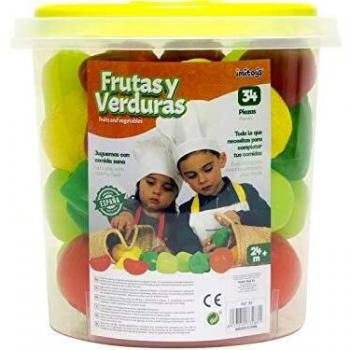 IMITOYS Set Frutas y Verduras 34 Piezas Vicam 88