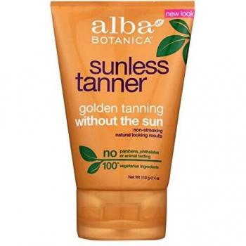 Pack of 1 x Alba Botanica Very Emollient Sunless Golden Tanning Natural Formula - 4 oz
