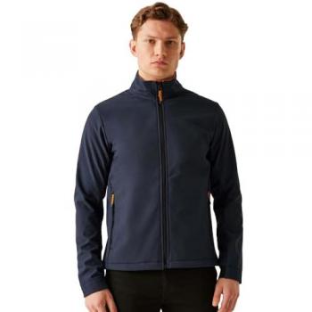 Regatta Men's Navy Fox Dendrick Water-Repellent Softshell Jacket 4XL