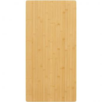 Tabla superior de mesa en bambú 50x100x4 cm