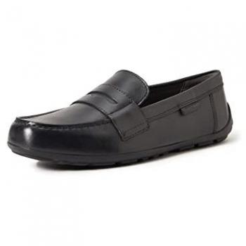 Geox New Fast Black Baby Boy Moccasins Slip-On Shoes