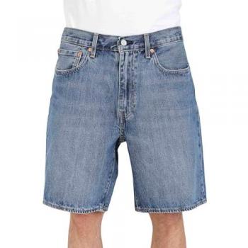 Bermuda Denim Azul Levi's 468 Stay Loose para Hombre, Casual, Algodón