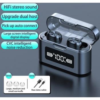 Auriculares Inalámbricos Bluetooth Deportivos con Micrófono, Impermeables y Control Táctil para Música