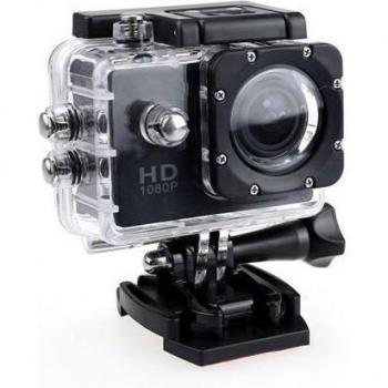 Minicámara de acción 4K Ultra HD con pantalla de 2.0, control remoto, sumergible, impermeable y grabación para casco