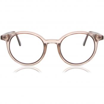 Gafas Anti-Azules Oval Montuta Completa TR90 Marrones Armazones Recetados para Hombre - SmartBuy Collection
