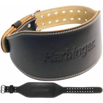 Harbinger 6-Inch Padded Leather Weightlifting Belt