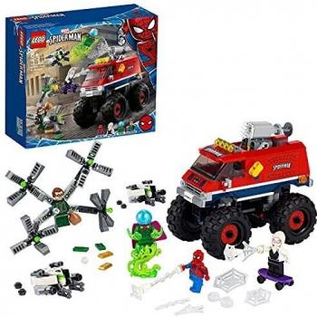 LEGO 76174 Super Heroes Marvel Spider-Man Monster Truck de Spider-Man vs. Mysterio con Figuras de Doctor Octopus y Spider-Gwen