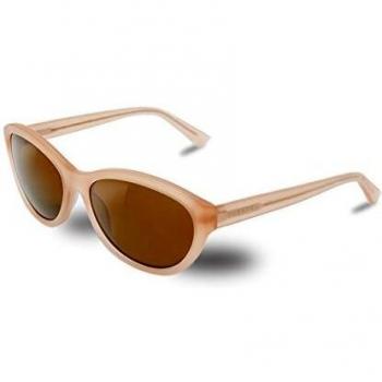 Vuarnet VL120300012121 Women's Sunglasses Pure White Frame Brown Glass Lenses
