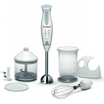 Bosch MSM6700 - Batidora de Mano con Varilla Inoxidable, 600W, Color Blanco