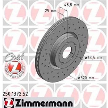 Zimmermann 250.1372.52 Disco de freno