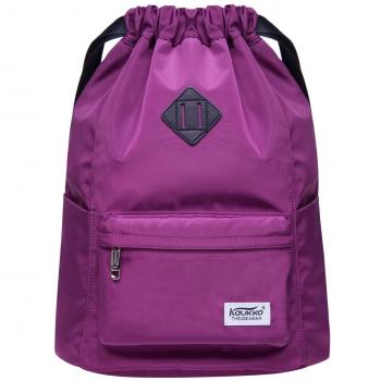 Mochila cordón KAUKKO Bolsa deportiva unisex para nadar / surfear / viajar / hacer senderismo / yoga