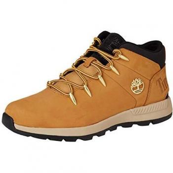 Timberland Sprint Trekker Mid Lace-Up Trainer for Men - Yellow, Size: 7 US, Brown, Size: 8 US, Wheat - UK7 EU41 US7.5 Medium
