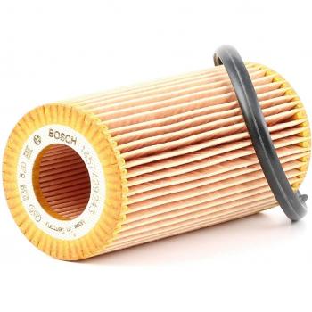 Filtro de aceite BOSCH 1 457 429 243 para vehículos VOLKSWAGEN (Golf, Passat, Touran, Scirocco, Jetta, Eos, Polo, New Beetle, Golf Cabriolet) y SE