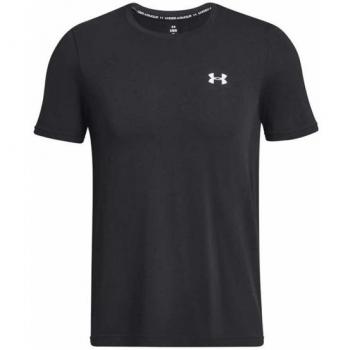 Camiseta de Hombre Under Armour Vanish Seamless de Manga Corta - Color Negro, Tecnología de Transpiración, Diseño Sin Costuras, Ligera y Cómoda