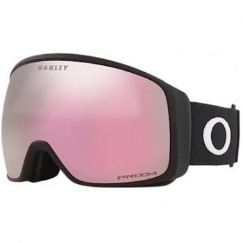 Máscara de Esquí Oakley Flight Tracker XL Matte Black con lente Prizm Snow HI Pink Iridium, unisex adulto