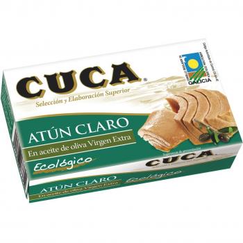 Atun claro en aceite de oliva virgen extra cuca ol120 estuche abre