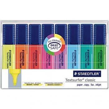 Staedtler Textsurfer Classic 364 - Pack de 8 marcadores fluorescentes