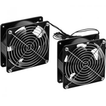 Ventilador de Techo para Armario Rack 19 - 2 x 120mm 220VAC - RackMatic
