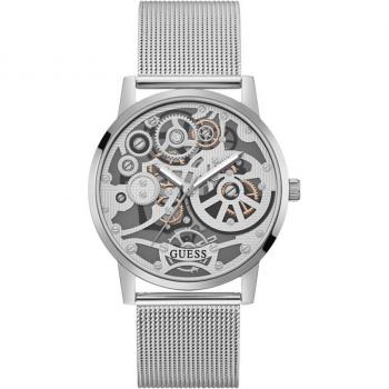 Reloj de hombre Guess Gadget GW0538G1 de acero y correa plateada